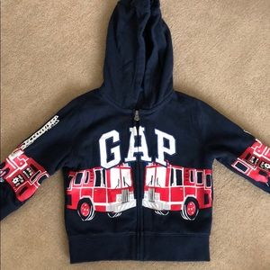 Baby Gap Fire Truck zip up